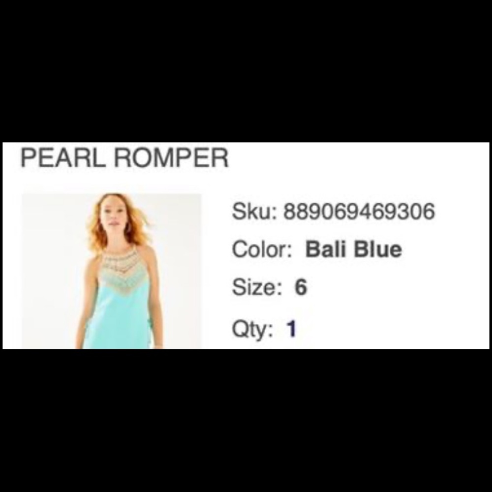 PEARL ROMPER- Lilly Pulitzer - Picture 2 of 6
